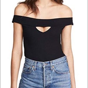 NWT BB Dakota Joplin Off the Shoulder Bodysuit